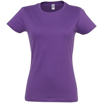 Textil Mulher red and white striped cotton T-shirt Sols IMPERIAL WOMEN - CAMISETA MUJER Violeta
