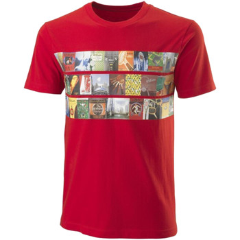 Textil Homem T-Shirt mangas curtas Wilson Photo CTN Tee Vermelho