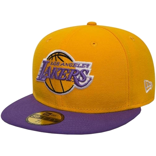 Acessórios Homem Boné New-Era Los Angeles Lakers NBA Basic Cap Amarelo