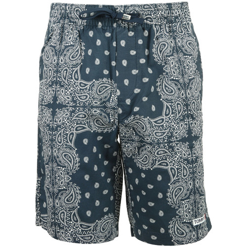 Textil Homem Shorts Bootcut / Bermudas Tommy Hilfiger Bandana Print Short Azul