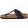 Sapatos Mulher Chinelos Birkenstock GIZEH BRAIDED BLK OILED CALZ S Preto