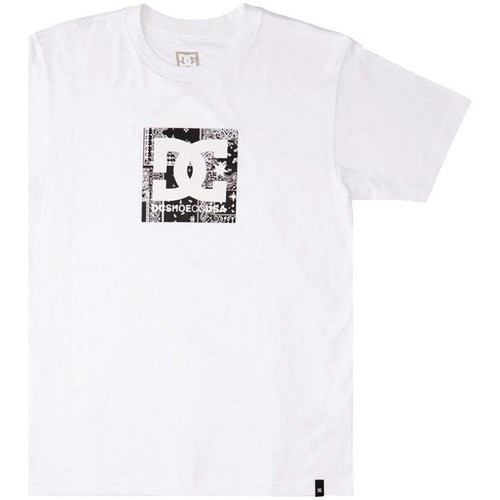 Textil Homem T-Shirt mangas curtas DC SHOES adidas Square Star Fill Branco