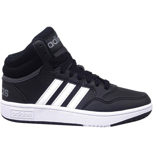 Sapatos Criança Botas baixas adidas Originals Hoops Mid 30 K Preto