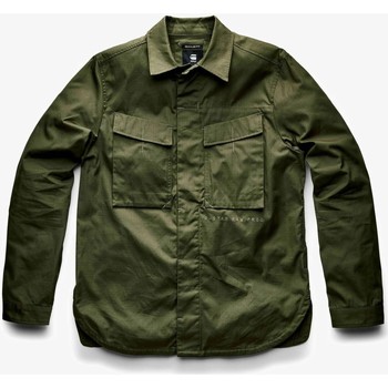 Textil Homem Camisas mangas comprida G-Star Raw D21076-9706 Verde