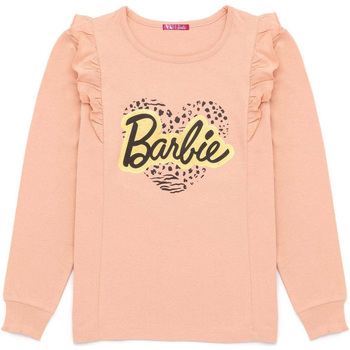 Textil Rapariga T-shirt mangas compridas Barbie  Preto