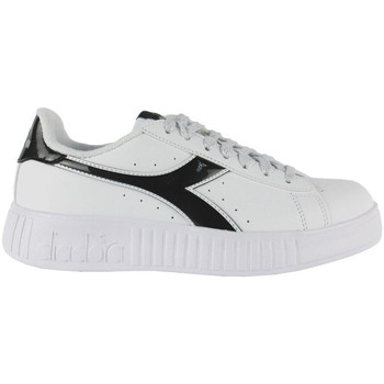 Sapatos Mulher Sapatilhas Diadora Step p 101.178335 01 C1145 White/Black/Silver Branco