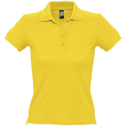 Textil Mulher Justin Camiseta Sin Mangas Sols PEOPLE - POLO MUJER Amarelo