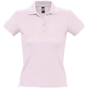 Textil Mulher Snake Unisex Sport Sols PEOPLE - POLO MUJER Rosa