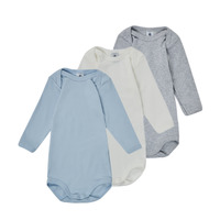 Textil Rapaz Pijamas / Camisas de dormir Petit Bateau LOT 3 BODY Multicolor