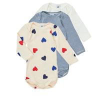Textil Criança Pijamas / Camisas de dormir Petit Bateau LOT 3 BODY Multicolor