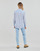 Textil Mulher camisas Desigual LIAN Azul / Branco