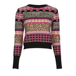 Fila colour-block half-zip sweater