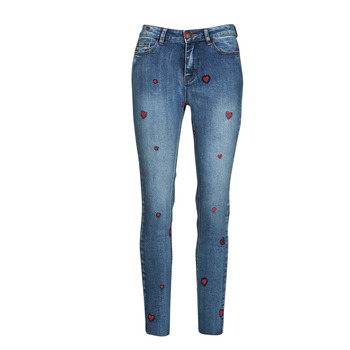 Textil Mulher Calças Jeans Desigual AMORE Azul