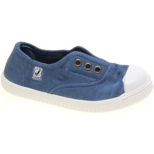 Sapatos Criança Toalha e luva de banho Javer Zapatillas  Puntera Lavado 68 Jeans Azul