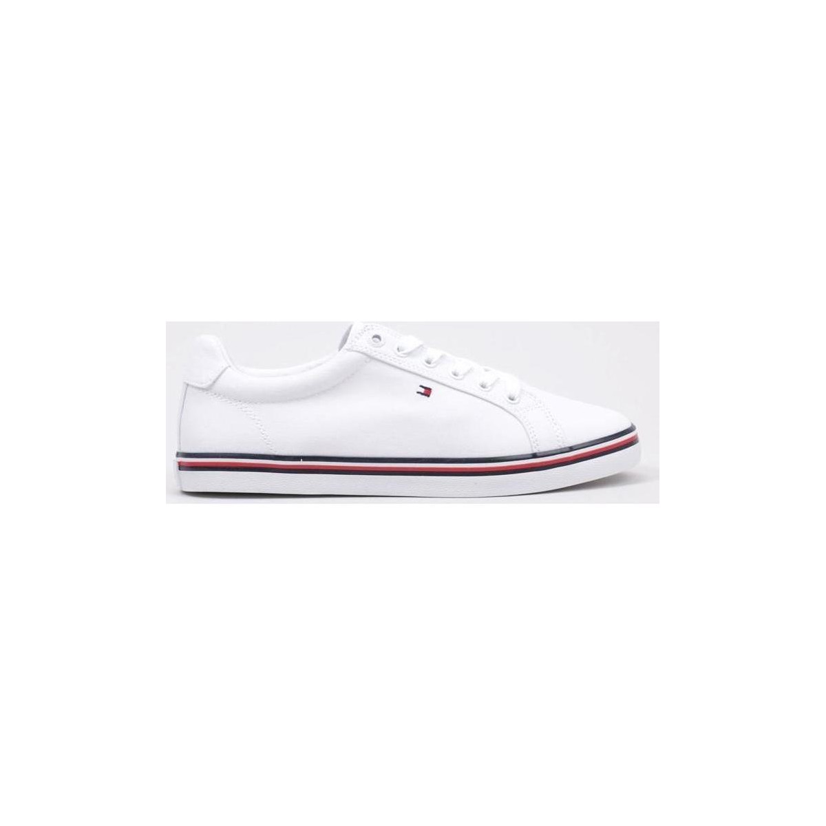 Sapatos Mulher Sapatilhas Tommy Hilfiger ESSENTIAL  TH SNEAKER Branco