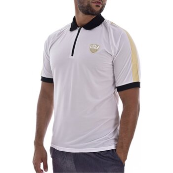Textil Homem T-shirts e Pólos Emporio Armani EA7 3LPF61 PJEYZ Branco