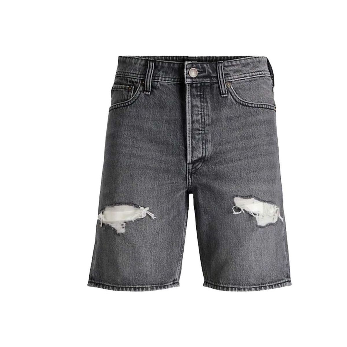 Textil Homem Shorts / Bermudas Jack & Jones 12202288 CHRIS-GREY DENIM Cinza