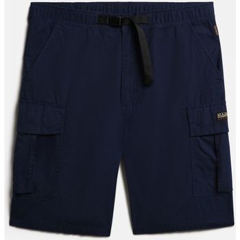 Textil Homem Shorts / Bermudas Napapijri N-DRU NP0A4G6KBB6-MEDIEVAL BLU Azul