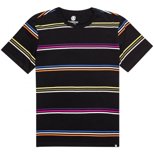 Textil Homem T-shirts 0N406 e Pólos Element Wilow stripe Preto