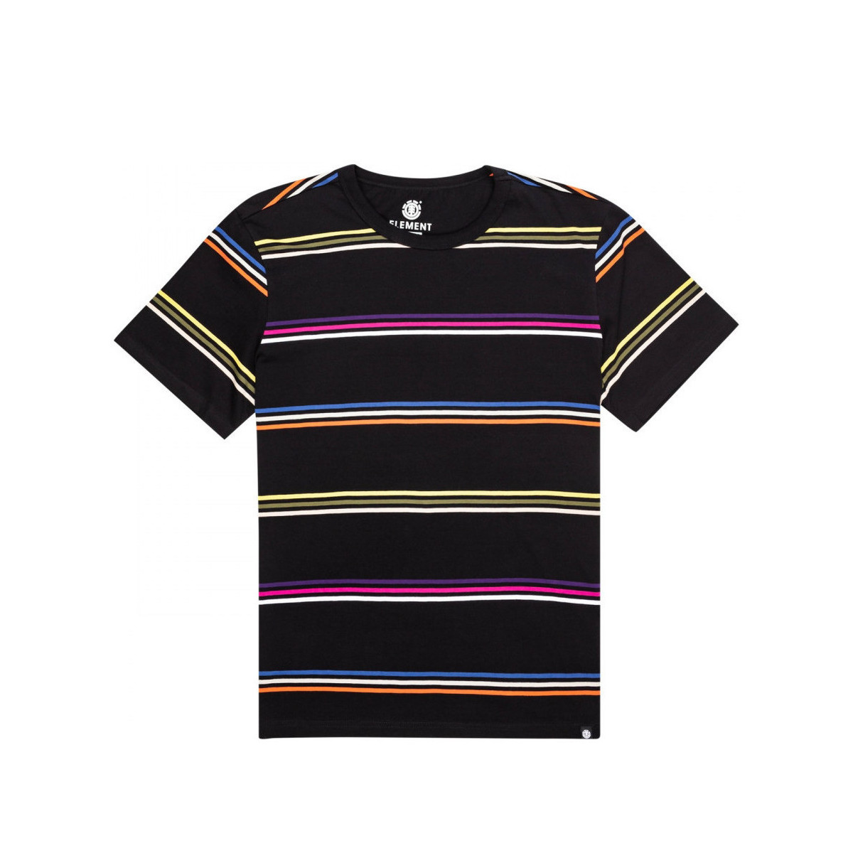 Textil Homem T-shirts e Pólos Element Wilow stripe Preto