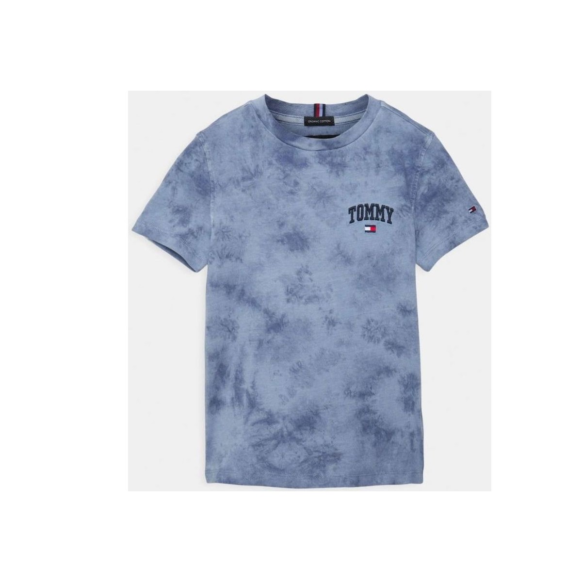 Textil Criança T-shirts e Pólos Tommy Hilfiger KB0KB07022 VARSITY TEE-C8I Azul