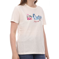 Textil Mulher T-shirts e Pólos Lee Cooper  Bege