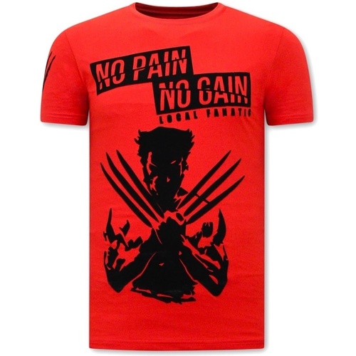 Textil Homem T-Shirt mangas curtas Local Fanatic 135422629 Vermelho