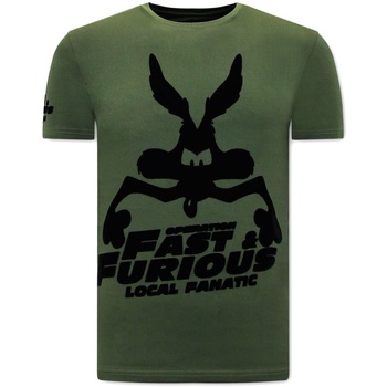 Textil Homem T-Shirt mangas curtas Local Fanatic 135422916 Verde