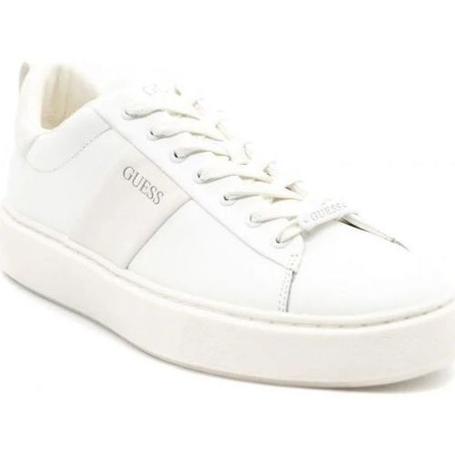 Sapatos Homem Sapatilhas Guess hinders FM5VIC LEA12 VICE-WHITE Branco
