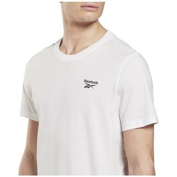Textil Homem T-Shirt mangas curtas Reebok Sport Left Chest Logo Branco