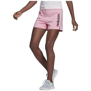 Textil Mulher Calças curtas demi adidas Originals Essentials Slim Logo Rosa