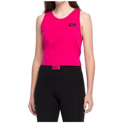 Textil Mulher Versace Jeans Couture Fila Basin Cropped Rosa