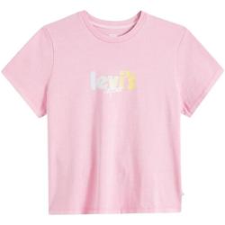 Textil Mulher T-shirts e Pólos Levi's  Rosa