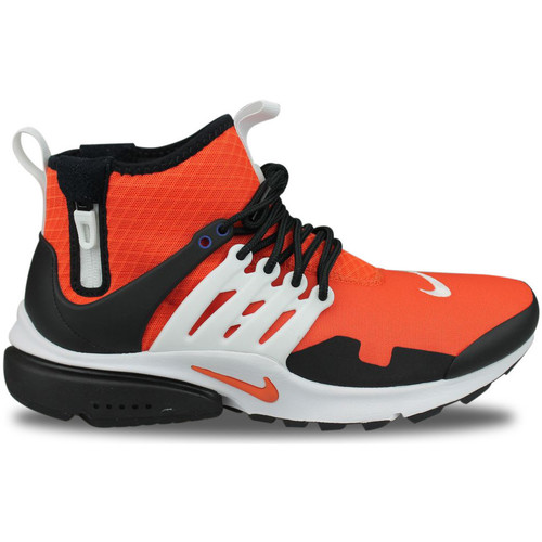 Sapatos Homem Sapatilhas Nike outlet Air Presto MID Utility Orange Laranja