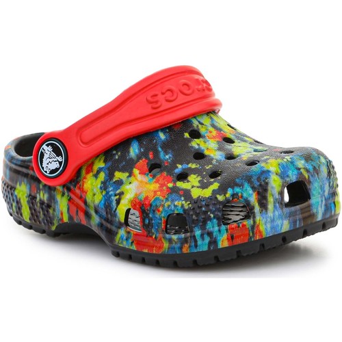 Sapatos Criança Sandálias Crocs where Classic Tie Dye Graphic Kids Clog T 206994-4SW Multicolor