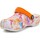 Sapatos Criança Sandálias Crocs flat Classic Tie Dye Graphic Kids Clog 206995-83B Multicolor