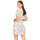 Textil Mulher Vestidos curtos Minueto Vestido corto estampado estrellitas ancho Multicolor