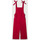 Textil Mulher Macacões/ Jardineiras Kling Peto Rojo ancho Vermelho