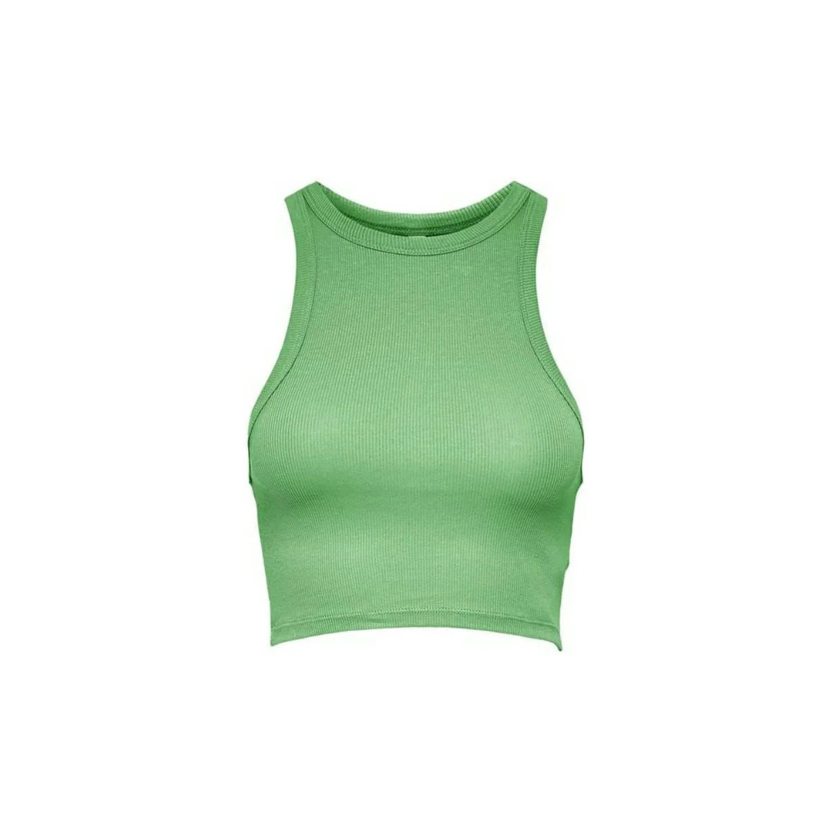 Textil Mulher T-shirts e Pólos Only Top verde corto Verde