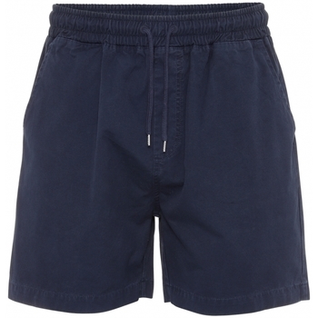 Textil Shorts / Bermudas Colorful Standard Short en twill  Organic navy blue Azul
