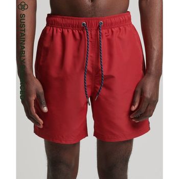 Textil Homem Fatos e shorts de banho Superdry M3010188A VARSITY SMINSHORT-RXG RED Vermelho