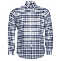 Textil Homem Camisas mangas comprida Polo Ralph Lauren hat Grey clothing polo-shirts Marinho / Cinza / Multicolor