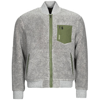 Textil Homem Jaquetas Polo Ralph Lauren LSBOMBERM5-LONG SLEEVE-FULL ZIP Cinza