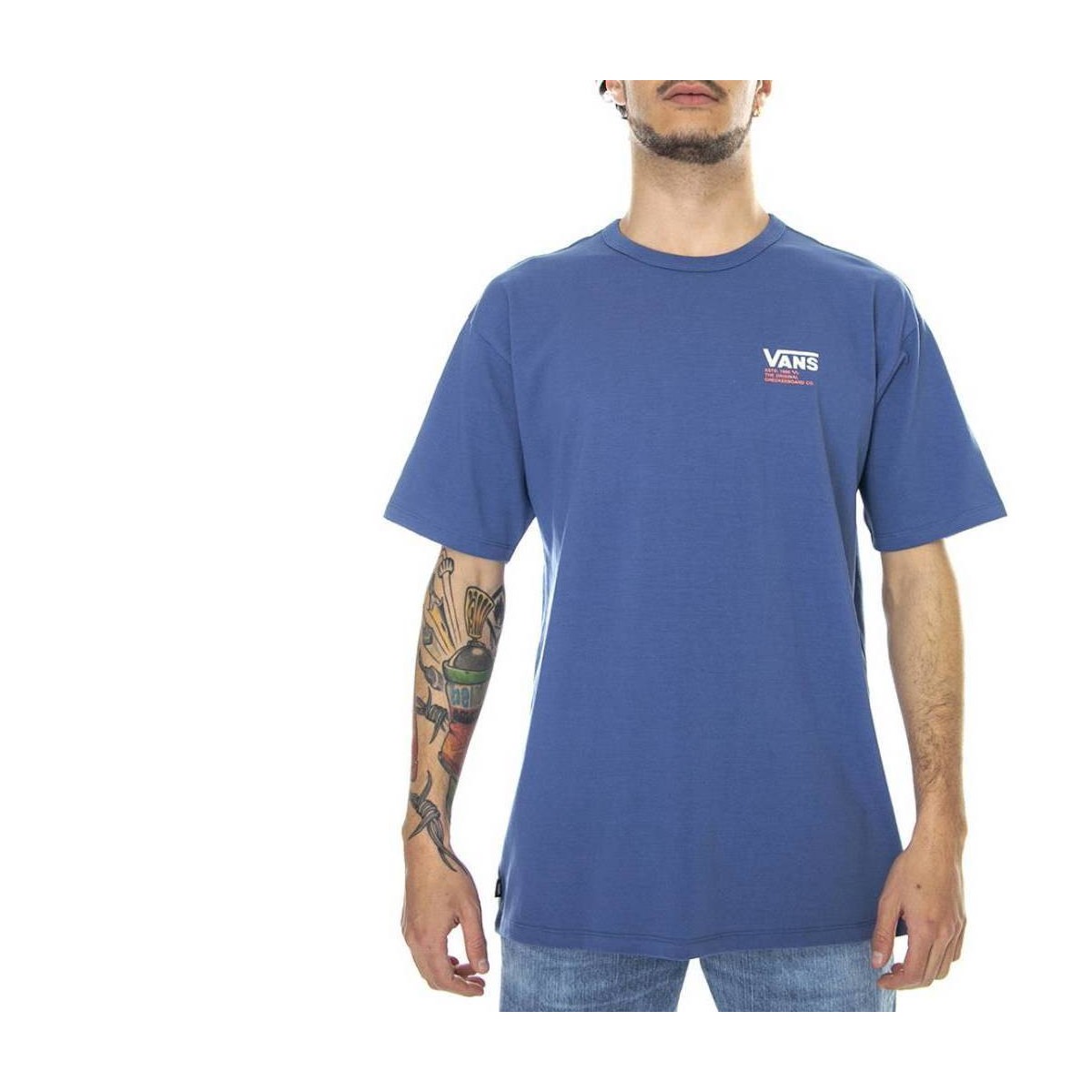 Textil Homem Camisas mangas curtas Vans OFF THE WALL OG CHECKE Azul