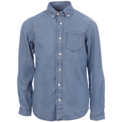 Textil Rapaz T-shirt mangas compridas logo-check short-sleeve shirt  Azul