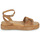 Sapatos Mulher mede-se a partir da parte interior da coxa até aos pés LINA Veludo / Camel