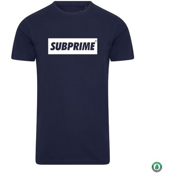Textil Homem T-Shirt mangas curtas Subprime Ganhe 10 euros Azul