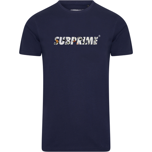 Textil T-Shirt mangas curtas Subprime Jarras e vasos Azul