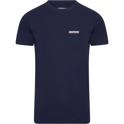 Textil Homem T-Shirt mangas curtas Subprime Tiger head shirt Azul