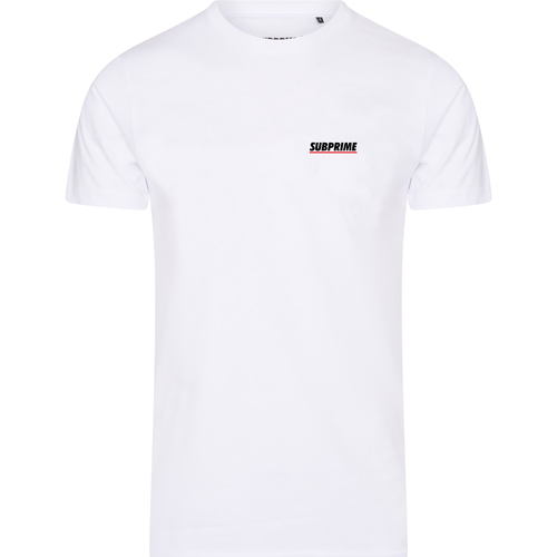 Textil Homem T-Shirt mangas curtas Subprime Bolsas / Malas Branco